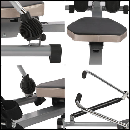 FitnessAtHome Noir Rameur hydraulique – HydroRow 360 Rameur hydraulique – HydroRow 360