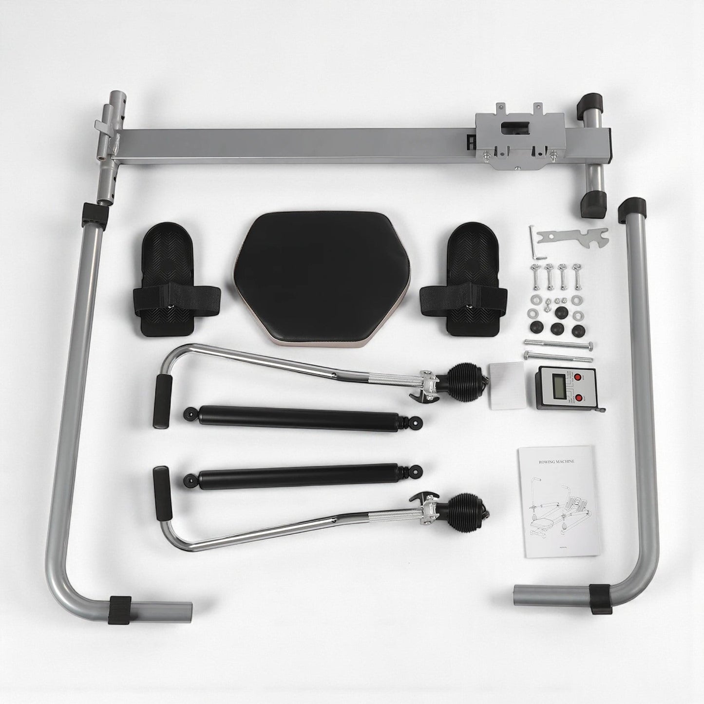 FitnessAtHome Noir Rameur hydraulique – HydroRow 360 Rameur hydraulique – HydroRow 360