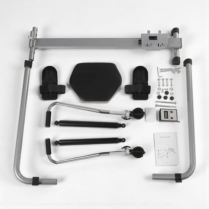 FitnessAtHome Noir Rameur hydraulique – HydroRow 360 Rameur hydraulique – HydroRow 360