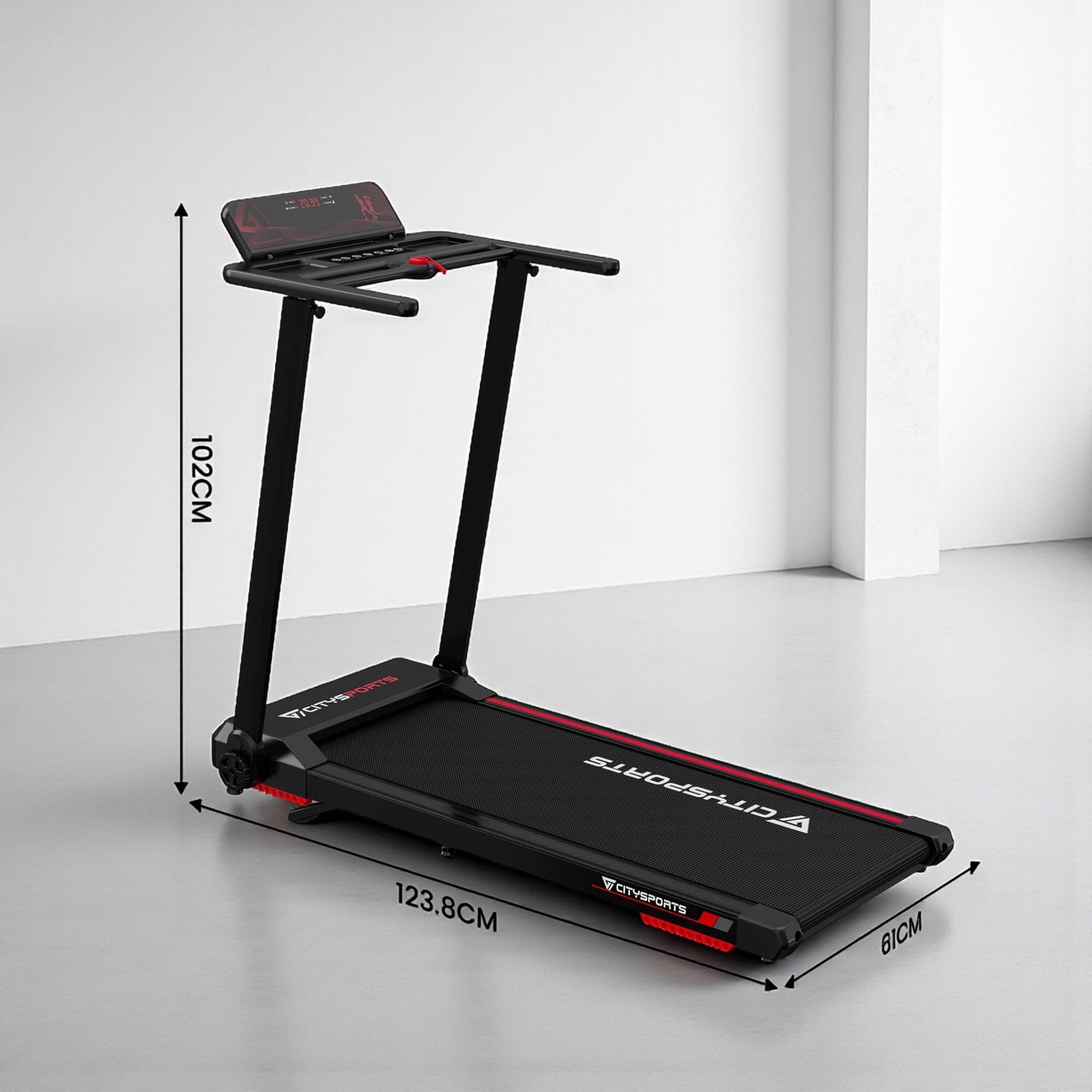 FitnessAtHome Noir Tapis de course – CITYSPORTS PRO Tapis de course – CITYSPORTS PRO