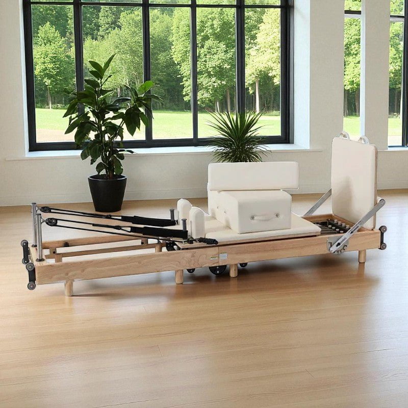 FitnessAtHome Reformer Pilates Pro – Appareil d’entraînement complet Reformer Pilates Pro – Appareil d’entraînement complet