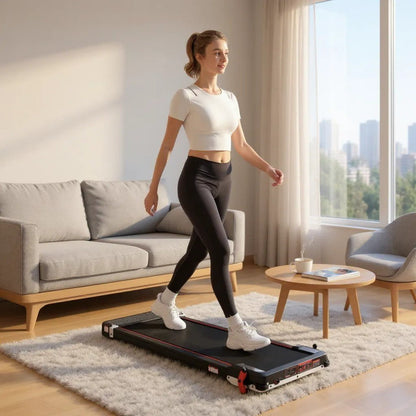 FitnessAtHome Tapis de marche et de course - Inclinaison réglable & massage réflexologique Tapis de marche et de course - Inclinaison réglable & massage réflexologique